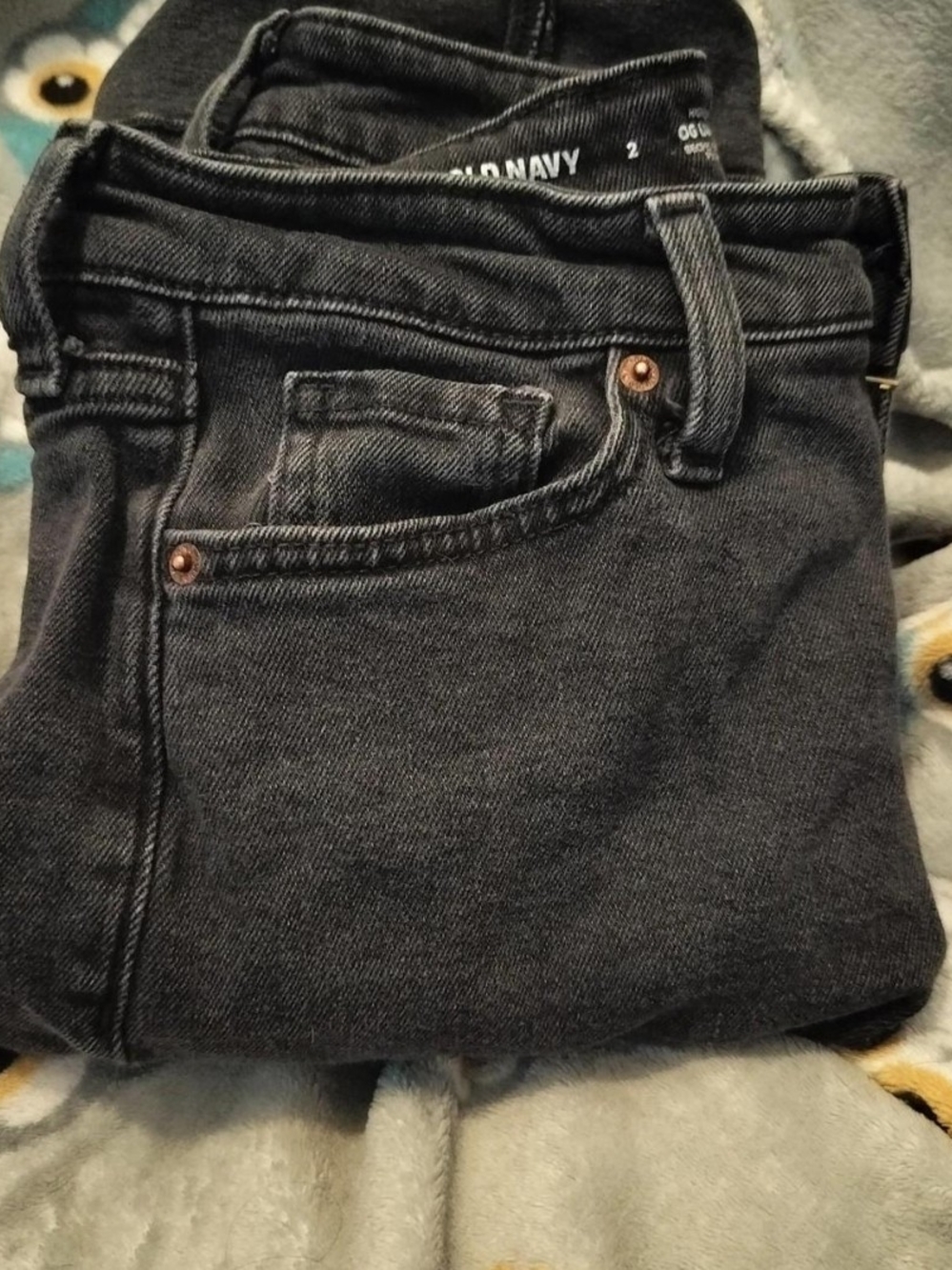 Old Navy Women's Charcoal Skinny Jeans